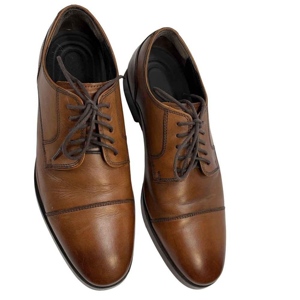 J. Murphy by Johnston & Murphy Novick Cap-Toe Derby | Cognac Leather | 8M - Picture 2 of 9